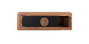 GINER Y COLOMER Meuble TV en bois d'acacia avec 4 portes, Naturel et noir